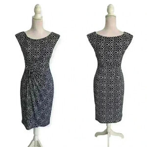 Navy & White Dress Size 4 